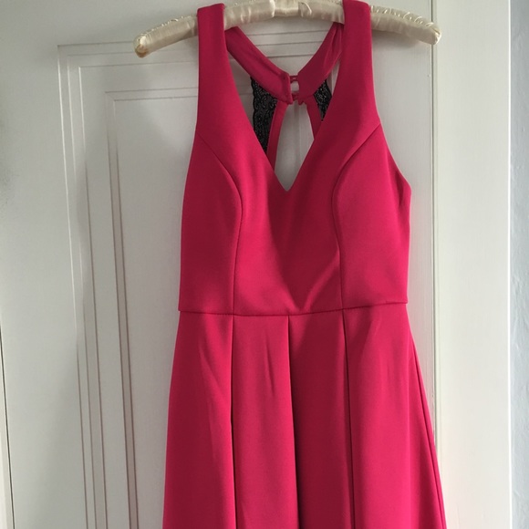 Hot Pink Homecoming Dress - Picture 2 of 4